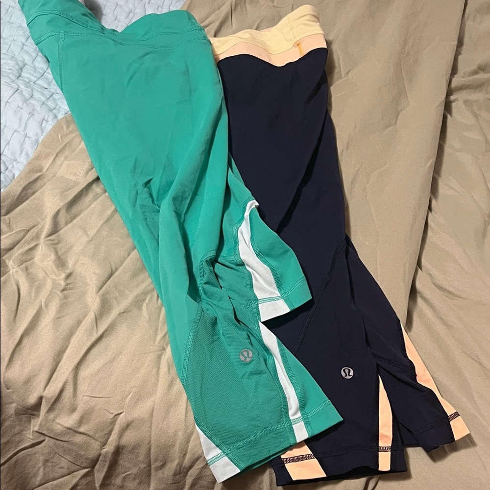 Lululemon Athletic pants. Sz 6. TWO PAIRS